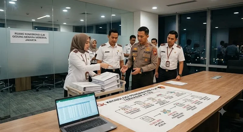OJK Serahkan Hasil Pemeriksaan Khusus PT Dana Syariah Indonesia kepada Bareskrim Polri