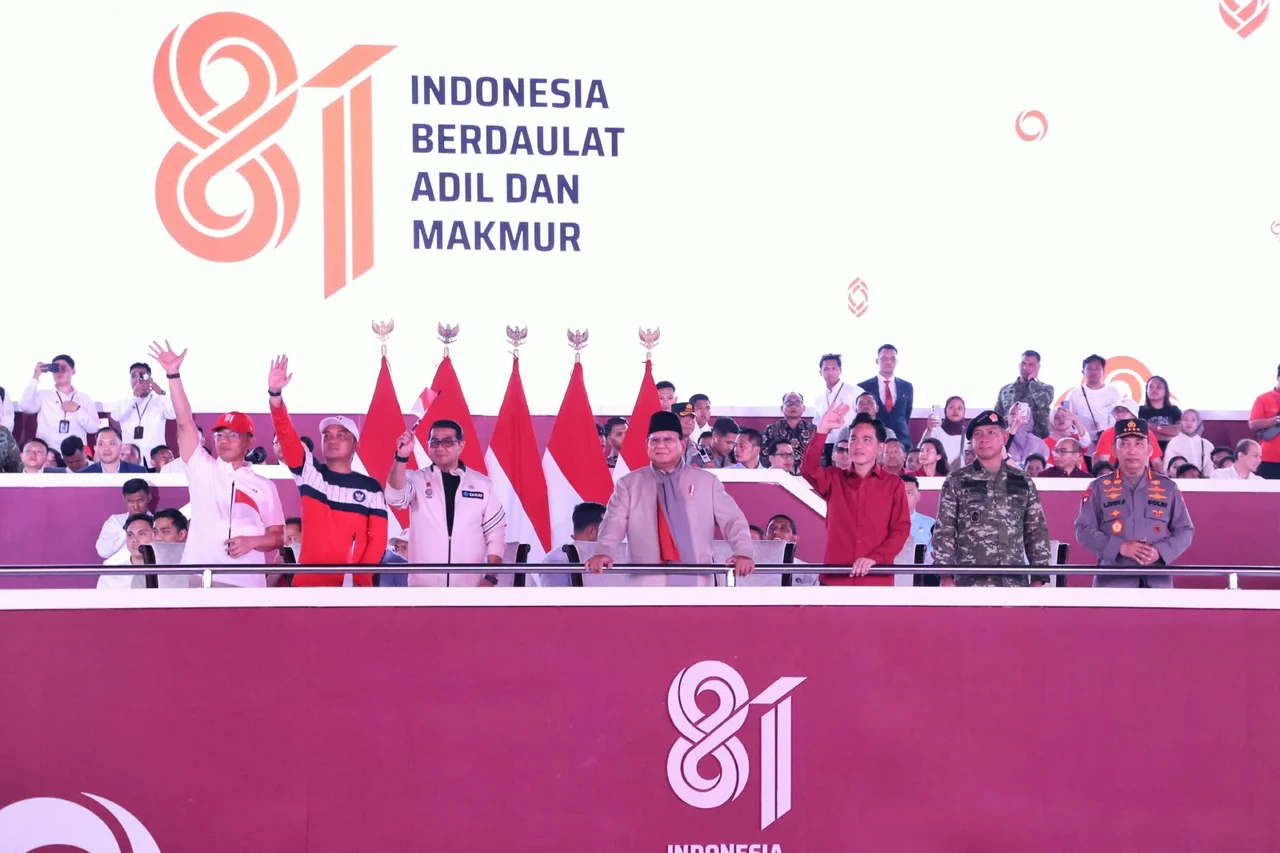HUT ke-81 RI, Karnaval Bersatu Harmoni Nusantara Semarak di Monas