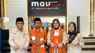 Apresiasi Loyalitas Karyawan, BPRS Mitra Agro Usaha Berangkatkan Dua Pegawai Umrah