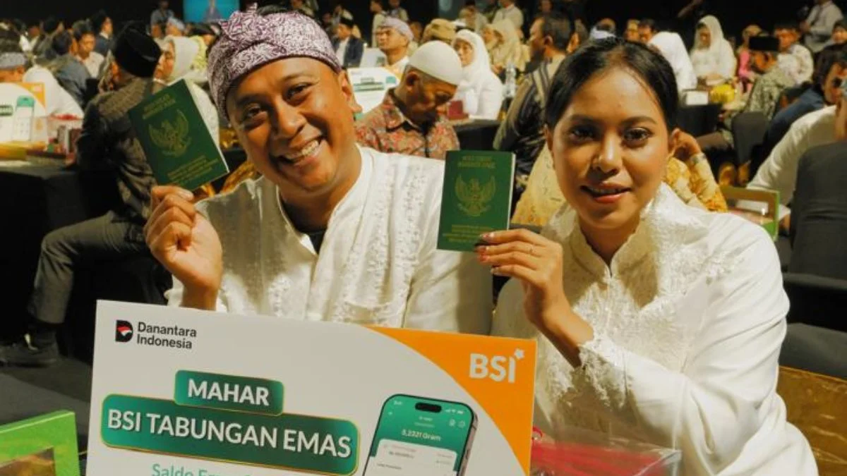 BSI Dorong Literasi Keuangan Syariah Lewat Mahar Emas di Nikah Massal