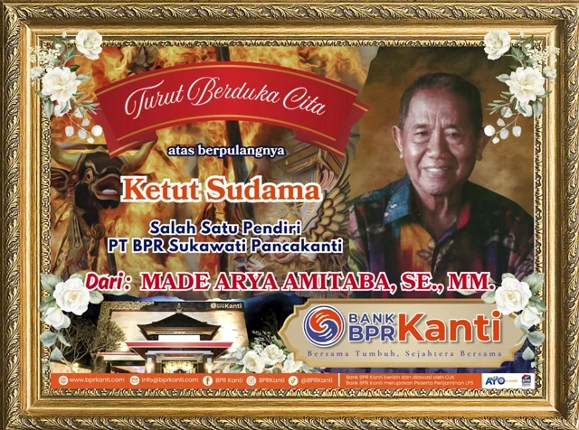 Bank BPR Kanti Kehilangan Salah Satu Perintis, I Ketut Sudama Berpulang