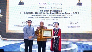 Bank Sleman Raih The Best Indonesia IT & Digital Operational Excellence Award 2026