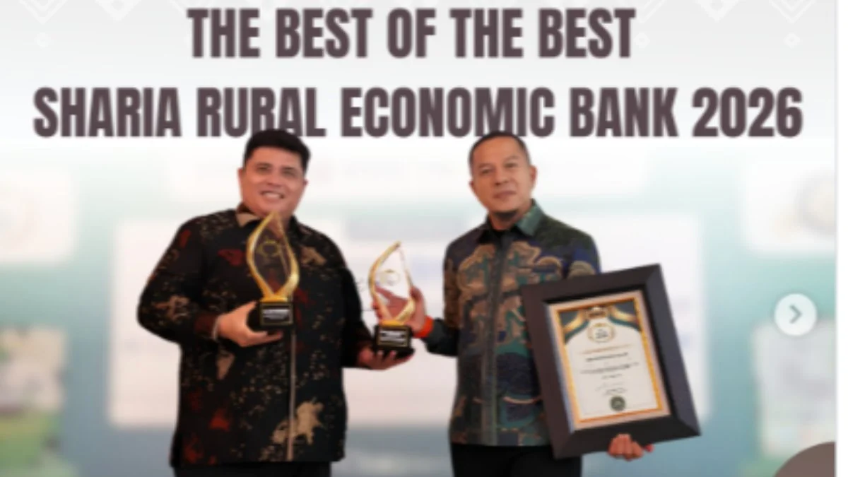 BPR Syariah Jam Gadang Terima Dua Penghargaan Nasional, Terbaik Pertama di Kategori Aset Rp100–250 Miliar