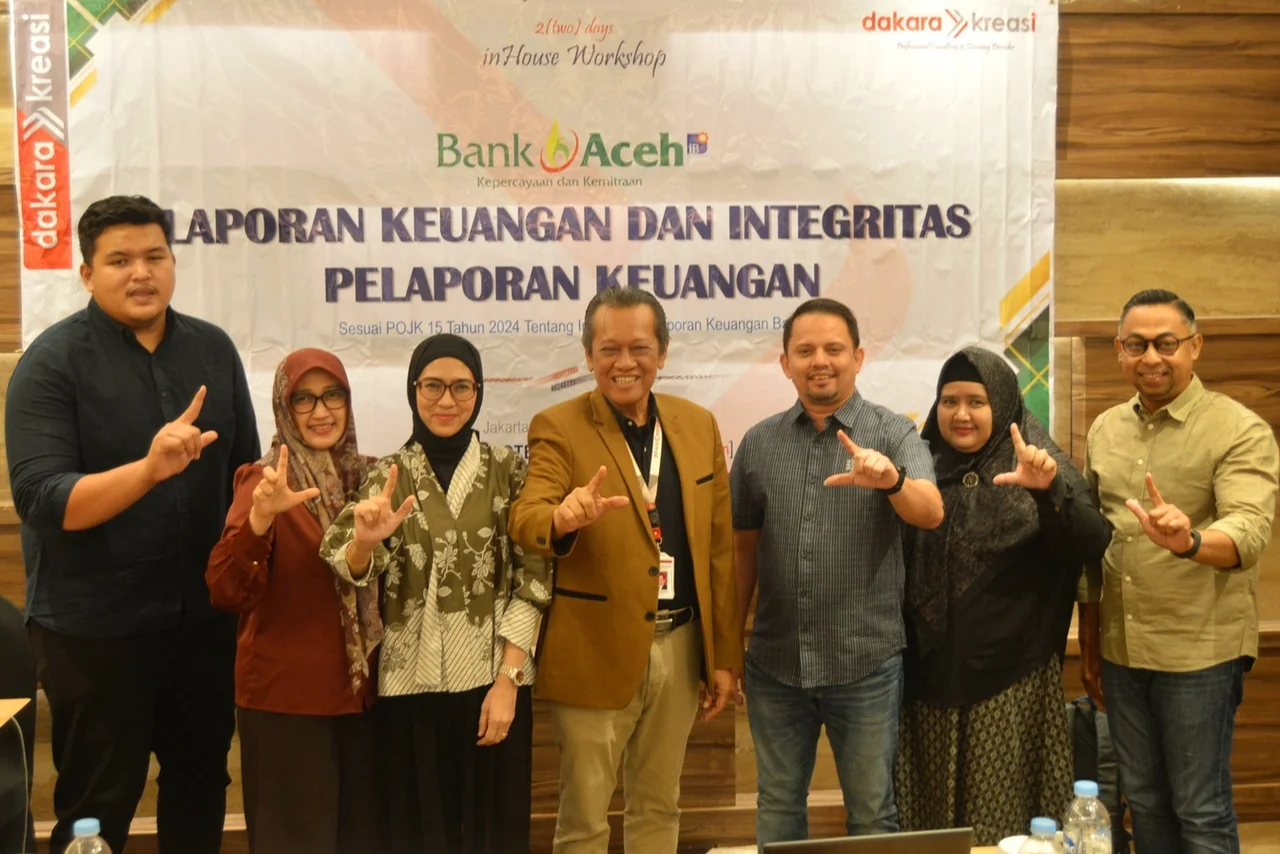 Dakara Kreasi dan Bank Aceh Gelar Workshop Integritas Pelaporan Keuangan