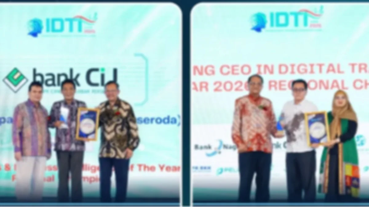 BPR Cipatujah Jabar Borong Dua Penghargaan, Iman Dermawan Raih CEO Inspiratif Transformasi Digital IDTI Awards 2026